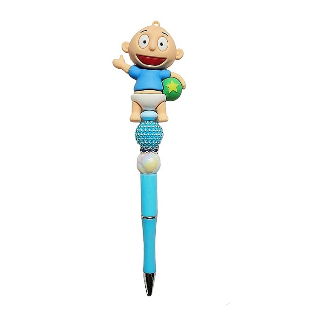 Rugrats Tommy Pickles Figurine Custom Beaded Ballpoint Twist Pen Nickelodeon